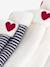 Lot de 2 paires chaussettes bébé en coton brodé marine - vertbaudet enfant 