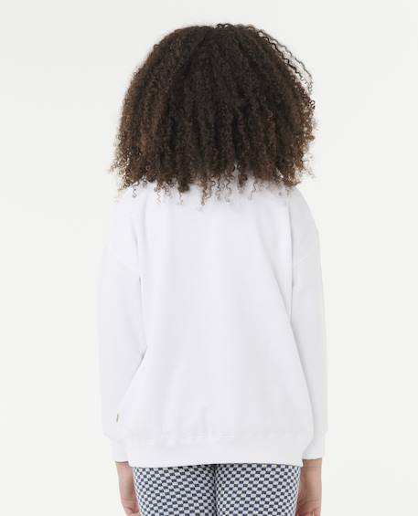 Sweat Keepsakes relaxed blanc - vertbaudet enfant 