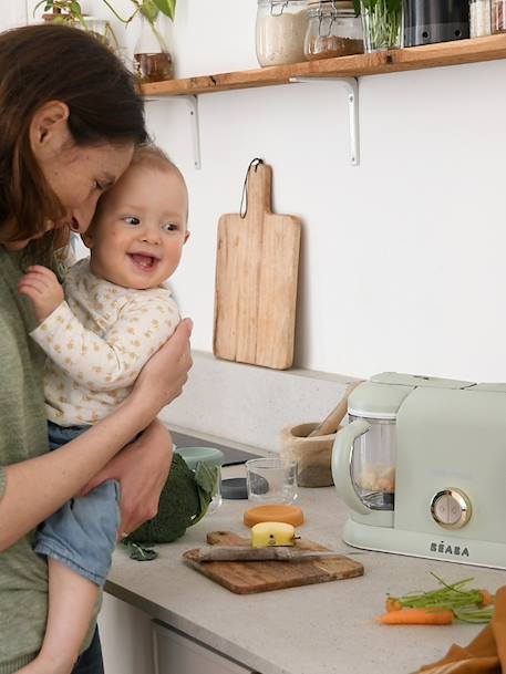 Robot 6 en 1 Babycook duo BEABA groen+nachtblauw - vertbaudet enfant 