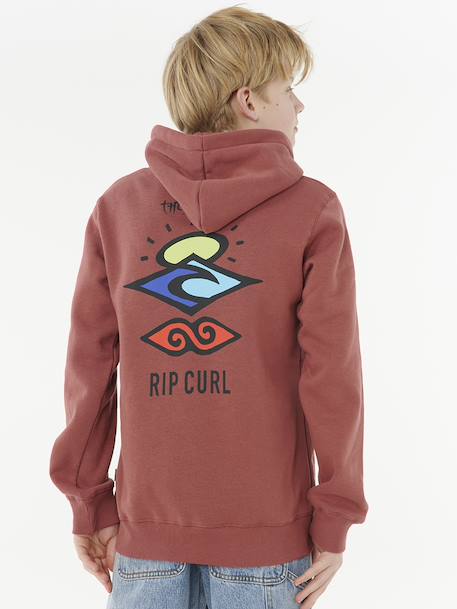 Sweat à capuche Search Icon terracotta - vertbaudet enfant 