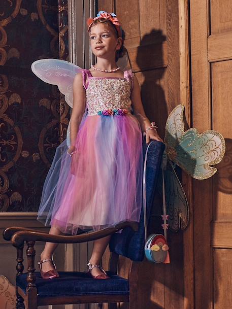 Felicity vermomming: jurk + vleugels SOUZA meerkleurig - vertbaudet enfant 