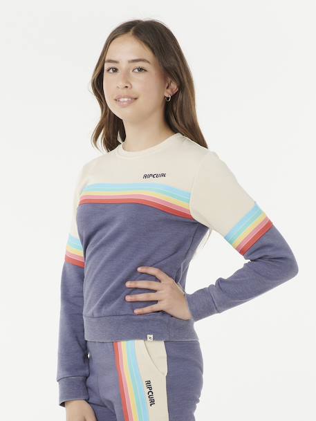 Sweat Surf Revival Crew fille marine - vertbaudet enfant 