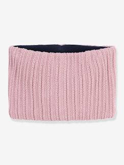 -Snood enfant en tricot doublé polaire