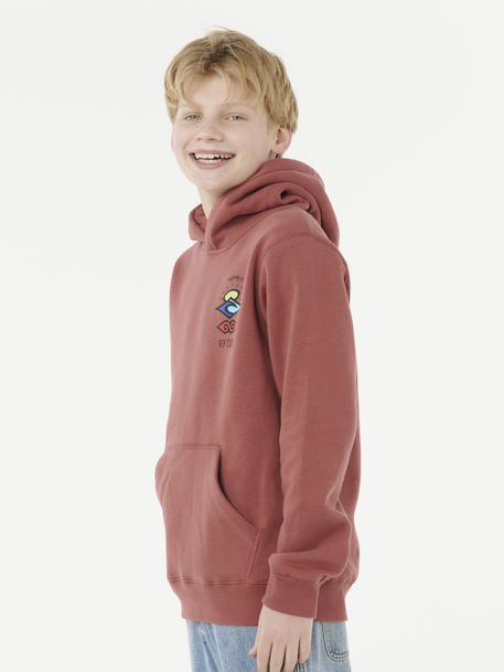 Sweat à capuche Search Icon terracotta - vertbaudet enfant 