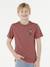 T-shirt jongen Search Icon RIP CURL terracotta - vertbaudet enfant 