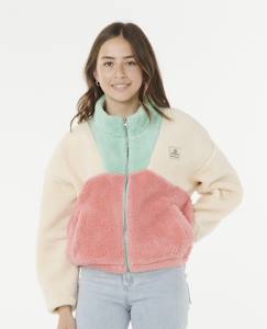 Meisje-Trui, vest, sweater-Sweater-Sweater met rits meisje Bock Party Polar RIP CURL 