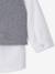 Babyset voor jongens met hemd, vlinderdas en vest wit - vertbaudet enfant 