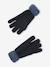 Babyset voor jongens muts + snood + wanten/handschoenen « Dinos » marineblauw - vertbaudet enfant 
