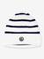 Bonnet enfant rayé en tricot doublé polaire marine - vertbaudet enfant 