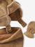 Babyset muts, snood en wanten baby in sherpa zandbeige - vertbaudet enfant 