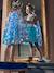 Cape à sequins Loreleï bleu - vertbaudet enfant 