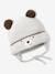 Ensemble bonnet « Ourson », snood et moufles bébé argile - vertbaudet enfant 