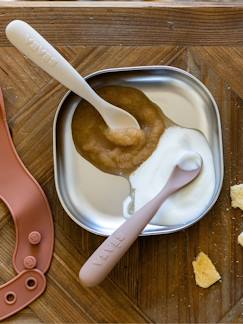 Puériculture-Repas-Vaisselle, coffret repas-Lot de 2 cuillères ergonomiques 1er âge