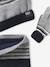 Coffret Noël bonnet Urban Park + snood + moufles/gants garçon gris chiné - vertbaudet enfant 