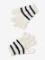 Gestreept babyset voor jongens muts + snood + wanten/handschoenen ecru - vertbaudet enfant 