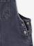 Salopette fille large en denim denim black+stone - vertbaudet enfant 