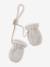Babyset muts, snood en wanten baby in sherpa ecru - vertbaudet enfant 