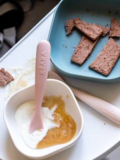 Verzorging-Baby eet en drinkt-Eetservies-Set van 2 ergonomische lepels 1e leeftijd BEABA 