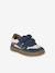 Baskets bébé garçon cuir à scratchs lot bleu - vertbaudet enfant 