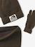 Babyset jongen muts + snood + wanten/handschoenen « Outdoor » grijsblauw+kaki - vertbaudet enfant 