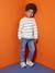 Onverwoestbare rechte relaxjeans jongens, eenvoudig aan te trekken denimgrijs+double stone+ongewassen denim+stone - vertbaudet enfant 