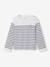 Tee-shirt marinière fille manches longues rayé bleu - vertbaudet enfant 