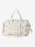 Sac à langer COLINA gaze de coton blanc imprimé+cappuccino+écru - vertbaudet enfant 