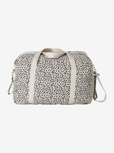 Sac à langer CATALINA 48 h beige imprimé+ficelle - vertbaudet enfant 