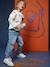 Rechte 5-pocket jeans voor jongens, verwassen double stone - vertbaudet enfant 