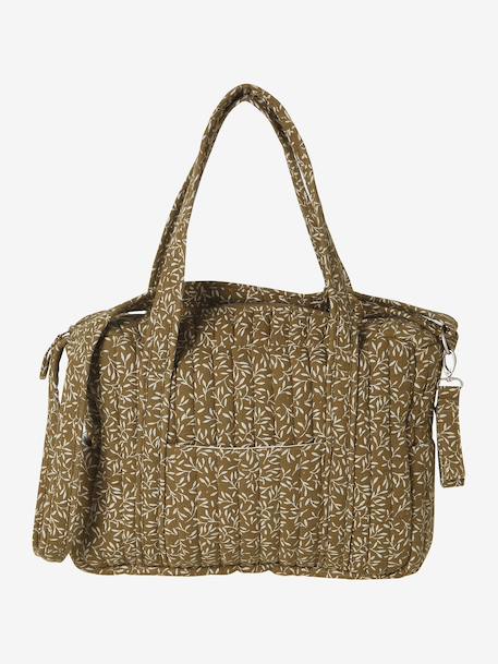 Sac à langer en gaze de coton JOIOSA bleu nuit+bronze+écru - vertbaudet enfant 