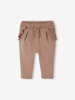 -Pantalon bébé fille molleton