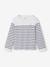 Tee-shirt marinière fille manches longues rayé bleu - vertbaudet enfant 