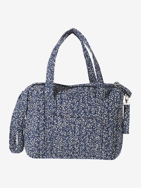 Sac à langer en gaze de coton JOIOSA bleu nuit+bronze+écru - vertbaudet enfant 