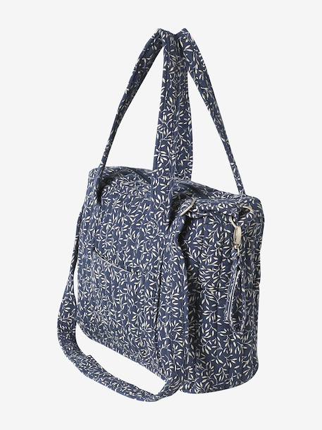 Sac à langer en gaze de coton JOIOSA bleu nuit+bronze+écru - vertbaudet enfant 