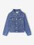 Veste jean fille personnalisable bleu clair+bleu moyen - vertbaudet enfant 