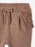 Fleece-pantalon voor meisjesbaby beige+ecru+roest+rozen - vertbaudet enfant 