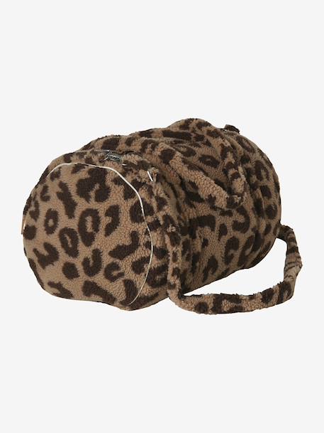 Sac à langer Baby Roll en peluche beige+café - vertbaudet enfant 