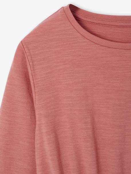 Ensemble robe et gilet matelassé fille anthracite+bois de rose - vertbaudet enfant 