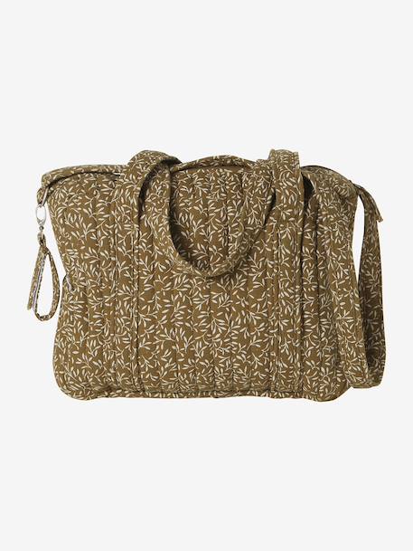 Sac à langer en gaze de coton JOIOSA bleu nuit+bronze+écru - vertbaudet enfant 