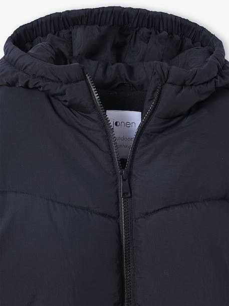 Donsjack met korte capuchon voor meisjes JONEN zwart - vertbaudet enfant 