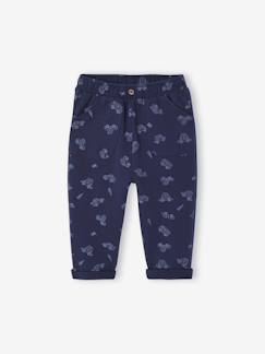 -Pantalon bébé molleton imprimé