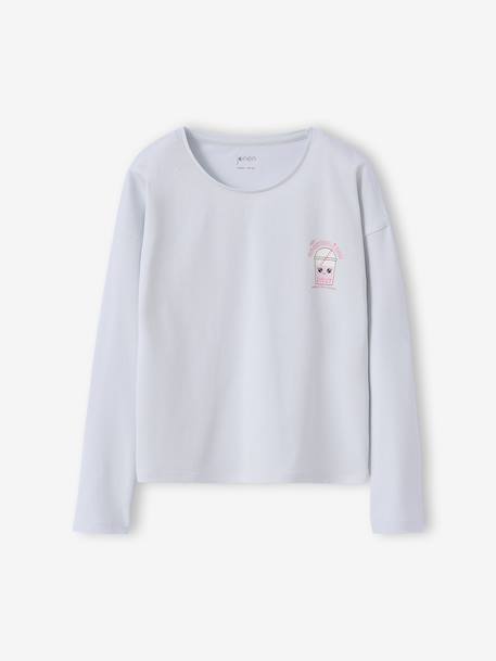 Lot de 2 pyjamas fille bleu ciel - vertbaudet enfant 