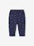 Broek met print van molton baby ecru+nachtblauw+saliegroen - vertbaudet enfant 