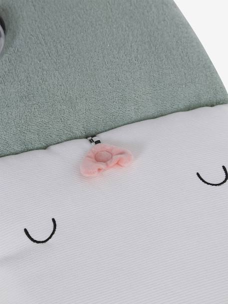 Tapis d'éveil moelleux et ludique bleu+écru+marron+multicolore+noir+rouge - vertbaudet enfant 