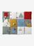 Tapis d'éveil moelleux et ludique bleu+écru+marron+multicolore+noir+rouge - vertbaudet enfant 