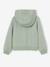 Sweat fille zippé à capuche sport marine+rose+vert sauge - vertbaudet enfant 