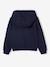 Sweat fille zippé à capuche sport marine+rose+vert sauge - vertbaudet enfant 
