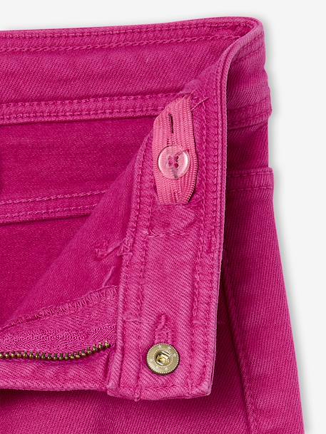 Wijde cargobroek voor meisjes fuchsia - vertbaudet enfant 