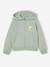 Sweat fille zippé à capuche sport marine+rose+vert sauge - vertbaudet enfant 