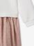 Jurk van twee materialen DISNEY ANIMALS® Marie de Aristokatten roze (poederkleur) - vertbaudet enfant 